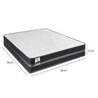 Colchão Queen Mola Ultralastic Bogotá 22cm X 158cm X 198cm In