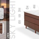 Colchão Queen Molas Bonnel 158x198x36cm Bruxelas Mannes Branc