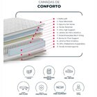 Colchão Queen Molas Ensacadas 158x198x32cm New York Mannes Br