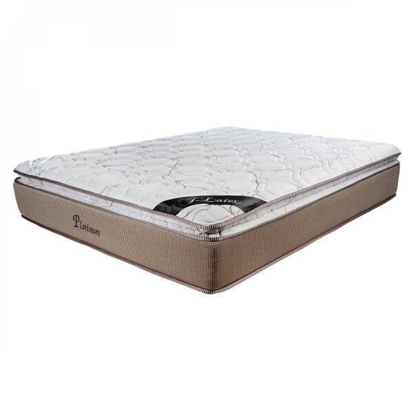 Colchão Queen Molas Ensacadas 33x 198x 158cm Luckspuma Marrom