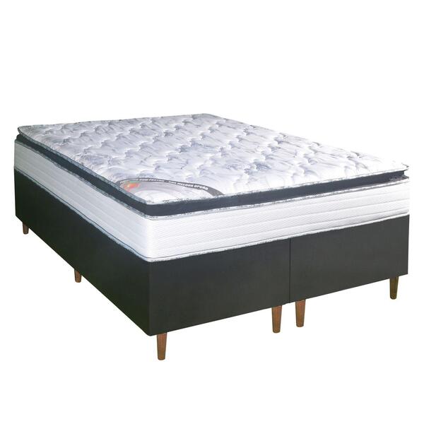 Colchão Queen Molas Ensacadas Belize + Base 158x198x66