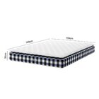 Colchão Queen Molas Ensacadas Class 158x198x30 Viero Azul Xad