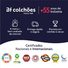 Colchão Queen Molas Ensacadas com Pillow Top Extra Conforto 1