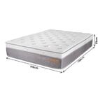 Colchão Queen Molas Ensacadas Cristalflex Ibiza - Cinza
