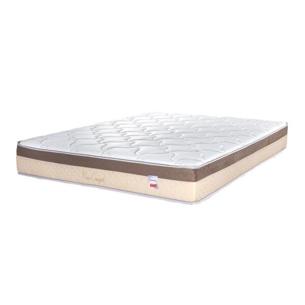 Colchão Queen Molas Ensacadas Cristalflex New Confort Marrom