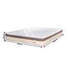 Colchão Queen Molas Ensacadas Cristalflex New Confort Marrom