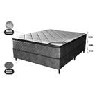 Colchão Queen Molas Ensacadas Vougue + Base 158x198x67