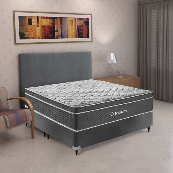 Colchão Queen Molas Nanolastic Exclusive (30x158x198) Cinza