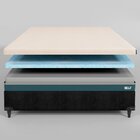 Colchão Queen Ortobom Bed In Box Self 158x198x17 Azul/branco