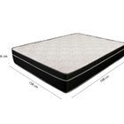 Colchão Queen Paris De Molas Ensacadas Preto 26x158x198