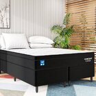 Colchão Queen Plumatex 158x198x25cm Concept  Preto/branco