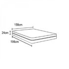 Colchão Queen Portobel Molas Ensacadas Bellagio 24x 198x 158