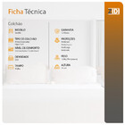 Colchão Queen Seattle Molas Ensacadas Hiper Soft 158x198x32cm