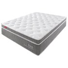 Colchão Queen Serflex Molas Ensacadas Zeus 158x198x42cm Cinza