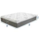 Colchão Queen Size 158x198x34 Brilhante Prorelax Molas Ensaca