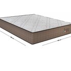 Colchão Queen Size Molas Ensacadas 158x198cm Torino Ibrido Or