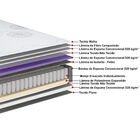 Colchão Queen Size New Touch Molas Ensacadas 158x198x34cm - C