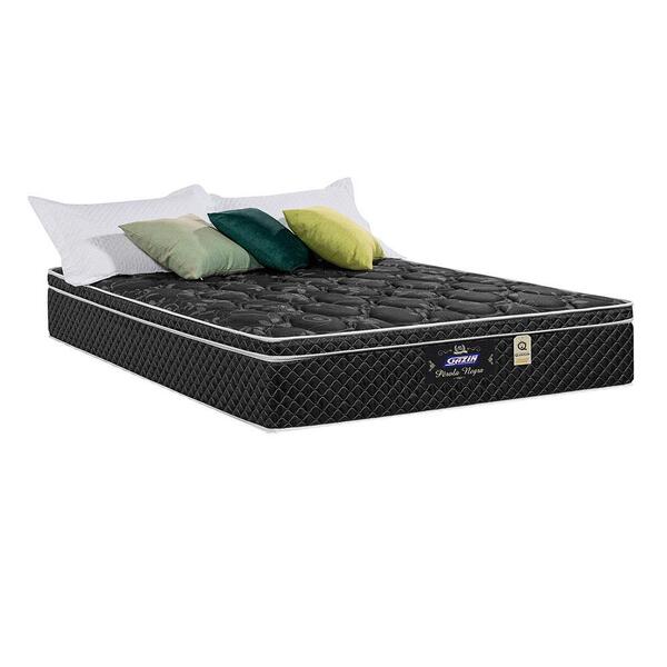 Colchão Queen Size Preto 158 X 198 X 32 Com Molas Ensacadas P