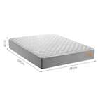 Colchão Queen Smart Com Espuma D33 (22x158x198) Branco E Cinza