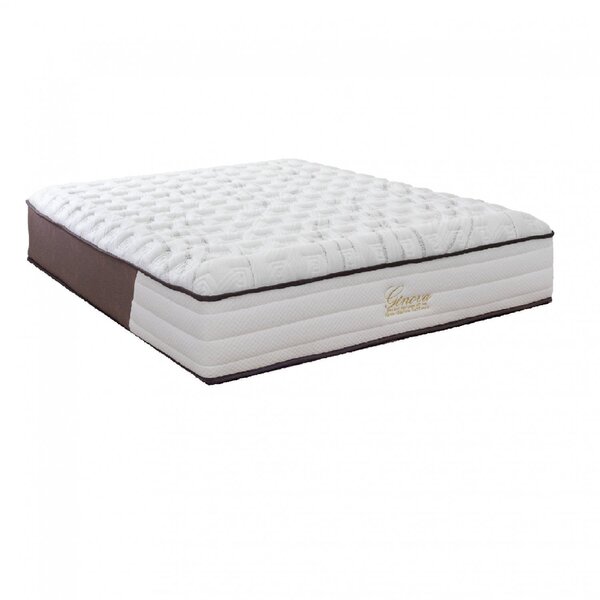 Colchão Queen Softflex Genova Vip  Branco/marrom