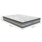 Colchão Queen Titan Molas (158x198x30) Cinza