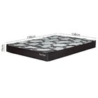 Colchão Queen Yescasa Misto Ortopédico 19cm 198cmx158cm Ambar