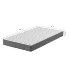 Colchão Solteirão D28 96x203x17 Linha Montreal Yescasa Grafite