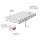 Colchão Solteirão Howie Espuma D28 (17x108x198) Branco