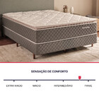 Colchão Solteirão Molas Ensacadas com Pillow Top Extra Confor