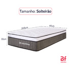 Colchão Solteirão Molas Ensacadas E Espuma 100 Viscoelástica