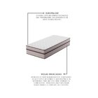 Colchão Solteirão Molas Ensacadas Sonhare 108x198x26 Montreal