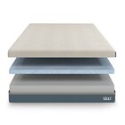 Colchão Solteirão Ortobom Self 108x188x17cm  Azul/branco