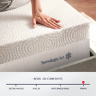 Colchão Solteirão Ortopédico D33 Molas Ensacadas Tecido Refre