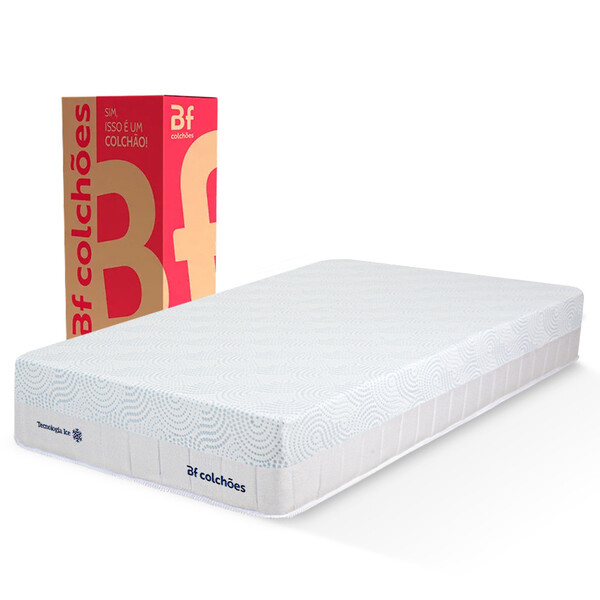 Colchão Solteirão Ortopédico D33 Molas Ensacadas Tecido Refre