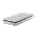 Colchão Solteirão Sigma Molas Ensacadas (22x108x198) Branco E