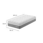 Colchão Solteirão Sublime Mola Ensacada E Espuma Viscoelástic