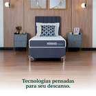 Colchão Solteiro 18cm 100% Espuma D33 18x88x188 Keiko