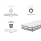 Colchão Solteiro 78x188x24cm Molas Ensacadas Soft New Montreal