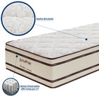 Colchão Solteiro 78x188x30 Prata Prorelax Molas Ensacadas Pil