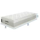 Colchão Solteiro 78x188x32 Ouro Prorelax Molas Ensacadas Pill