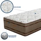 Colchão Solteiro 78x188x34 Prata Prorelax Molas Ensacadas Pil