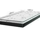 Colchão Solteiro 88 - Espuma D33 One Face - Bello Box - 17x88