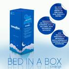 Colchão Solteiro 88 X 188 X 25 Branco E Azul Umaflex Fit Visc