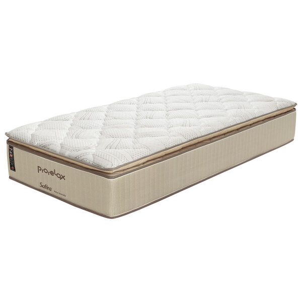 Colchão Solteiro 88x188x30 Safira Prorelax Molas Ensacadas Pi