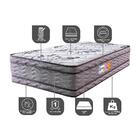 Colchão Solteiro  88x188x32 Double Face Espuma D45 Cinza