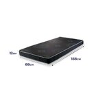 Colchão Solteiro  D20 Pro Confort 88x188x12 Preto