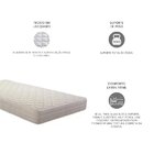 Colchão Solteiro  D60 Frontier 88x188x17 Branco