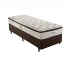 Colchão Solteiro  Molas Superlastic Edimburgo 88x188x25 Marrom