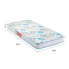 Colchão Solteiro Amsterdam Espuma D45 (17x88x188) Branco E Az