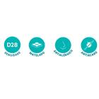 Colchão Solteiro Bordado Espuma D28 Antialérgico Antiácaro 18